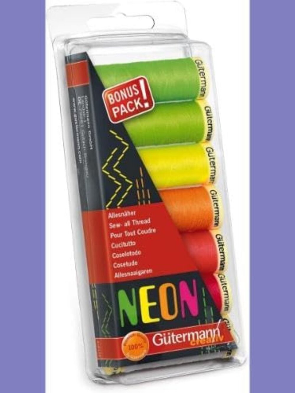 Thread Set, Neon, 100m - Picture 4 of 4